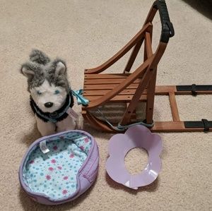 american girl husky dog